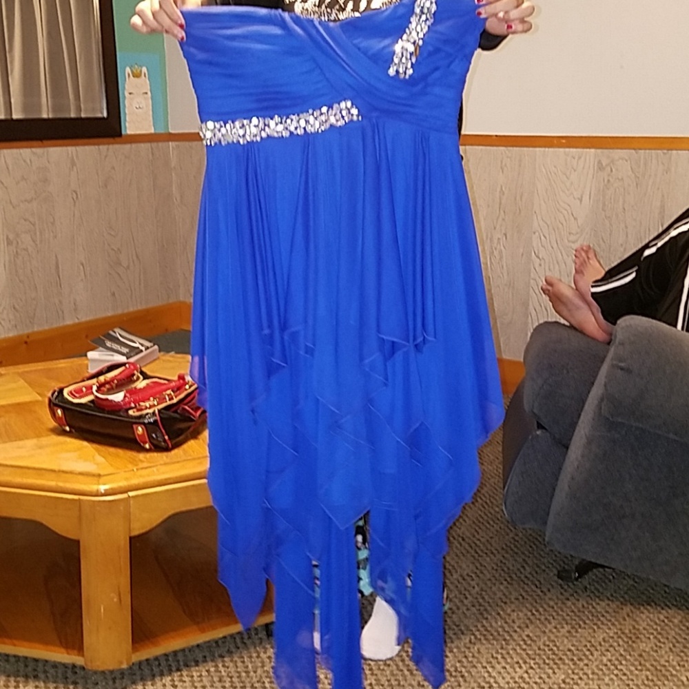 Strapless Homecoming Dress